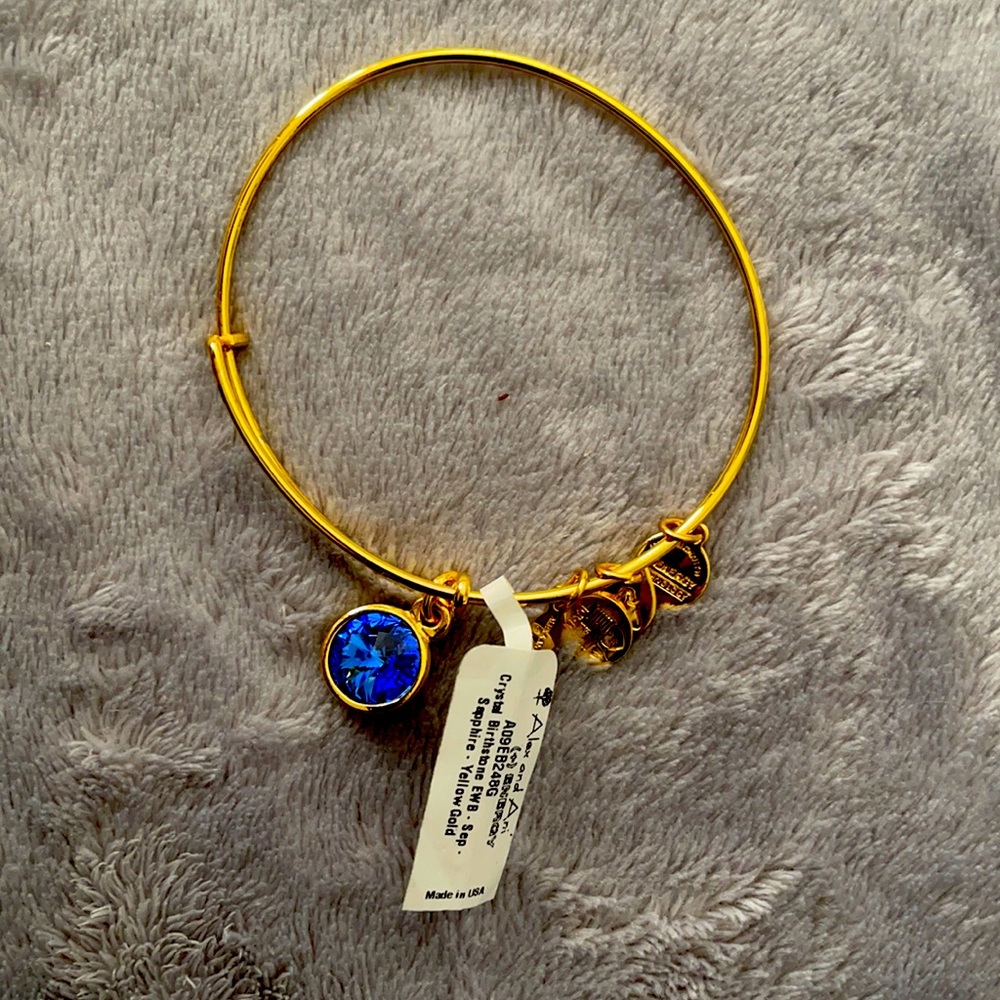 NWT Alex and Ani Sept birthstone bracelet